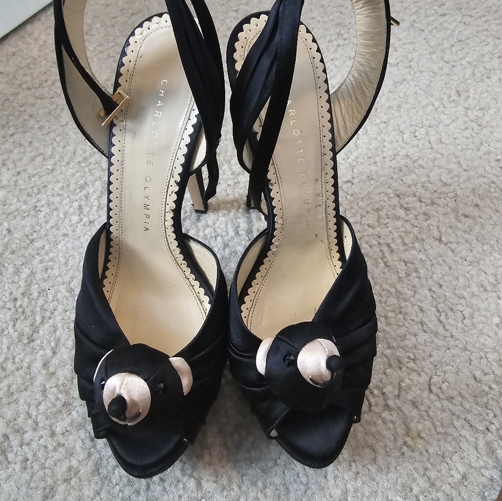 Charlotte Olympia High Heel Platform Shoe uk size 6.5 - Picture 3 of 5